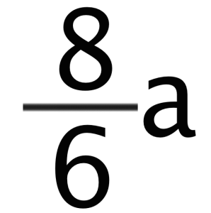 分数　文字式