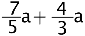 分数　文字式　問題