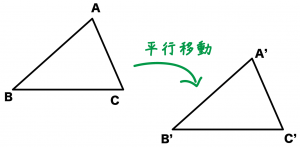 平行移動　作図　書き方