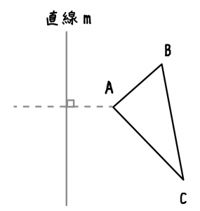 線対称　対称移動　書き方