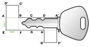 立方体　展開図　書き方