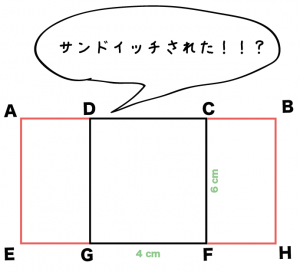 直方体　展開図　書き方