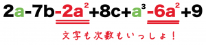同類項　まとめ方