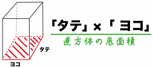 直方体　体積　求め方　公式