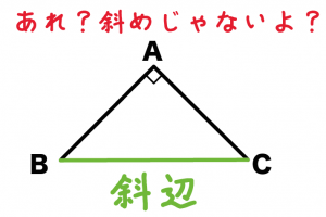 直角三角形　斜辺