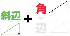 直角三角形　合同条件