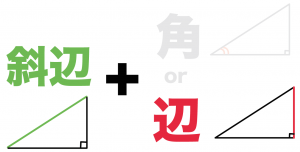直角三角形　合同条件