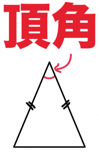 二等辺三角形　定義