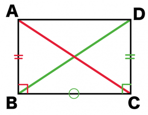 長方形　性質　対角線