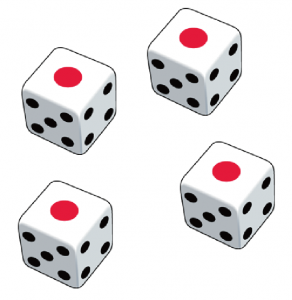 サイコロ　ゾロ目　確率　計算