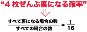 少なくとも　確率