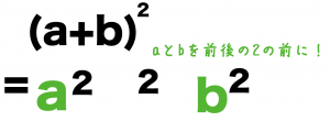 乗法公式　覚え方　中学