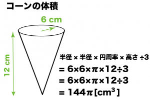 半球の体積　求め方　公式