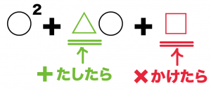 因数分解　公式　覚え方