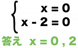 二次方程式　簡単　解き方