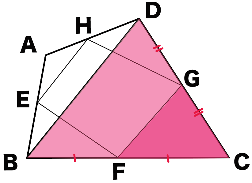 中点連結定理　平行四辺形　証明