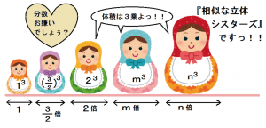 相似な立体の性質