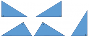 三平方の定理　直角二等辺三角形