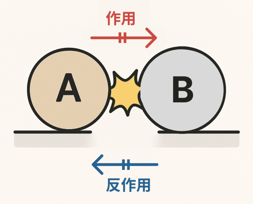 作用・反作用の法則とは 中学理科