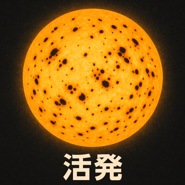 太陽　黒点　中学