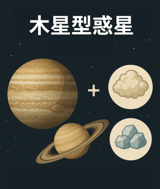 地球型惑星 木星型惑星 違い 覚え方