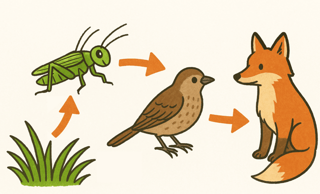 食物連鎖 食物網 違い