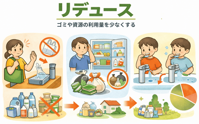 リユース リデュース リサイクル 違い 覚え方