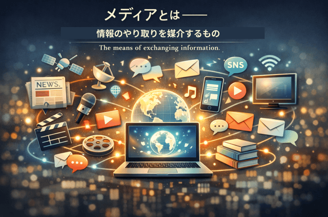 メディアとは わかりやすく
