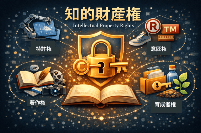 知的財産 知的財産権 違い