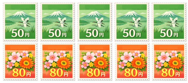 つるかめ算 切手 解き方