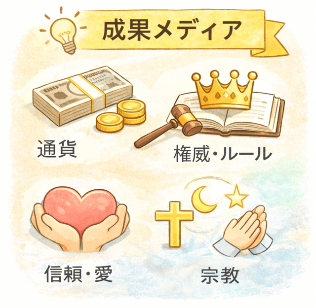 成果メディアとは　具体例