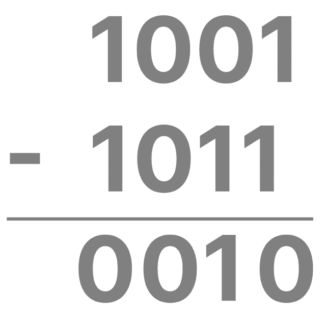 2進数 引き算 繰り下がり わかりやすく