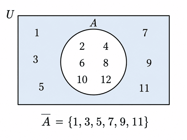 補集合 全体集合