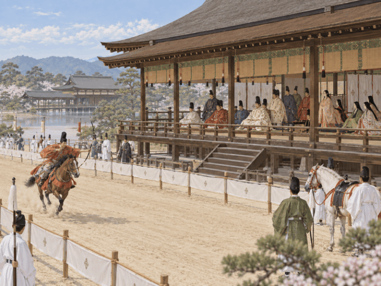 馬場殿の意味とは？平安貴族が馬の行事を見物した建物をわかりやすく解説